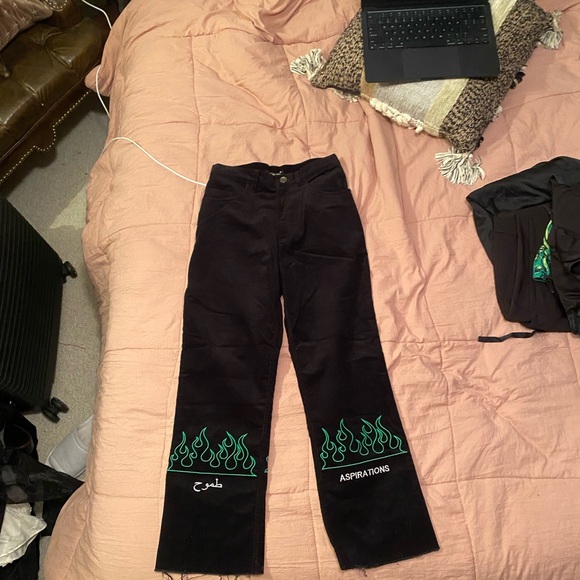 Nafsika skourti SS16 flame jeans in green - Picture 2 of 9